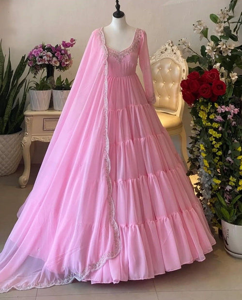 2 PCS UMBERALLA DESIGN FROCK